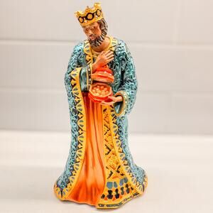 Vintage King Caspar, The Jeweled Nativity Collection by Hawthorne Village